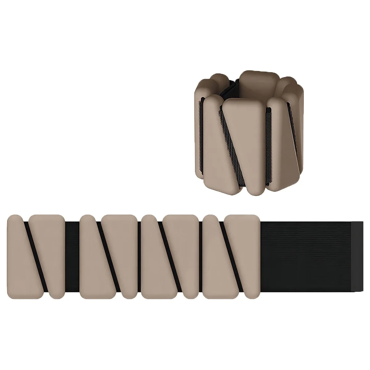 2X Ankle/Wrist Weights for Fitness Unisex - Adjustable (0.45kg Per Band)