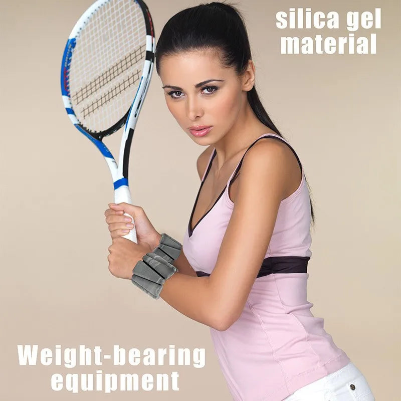 2X Ankle/Wrist Weights for Fitness Unisex - Adjustable (0.45kg Per Band)