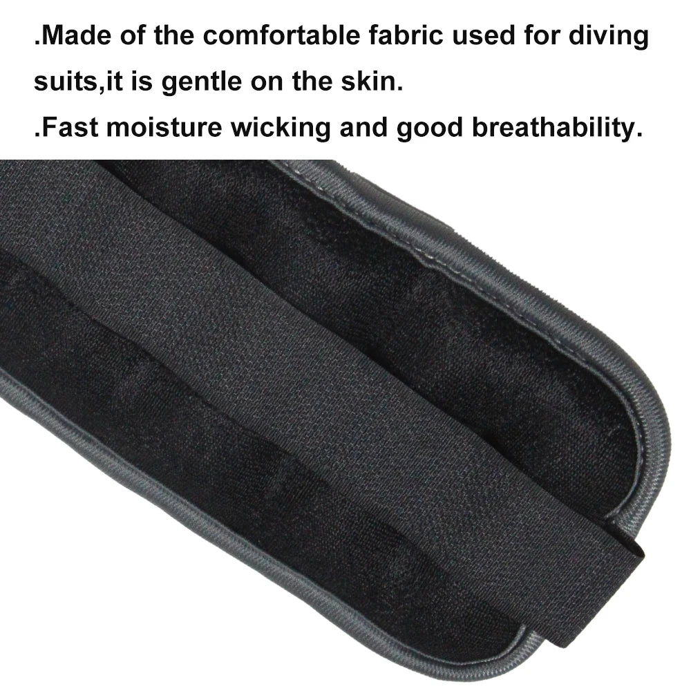 2X Ankle/Wrist Weights for Fitness Women and Men - Adjustable (0.5kg/1kg)
