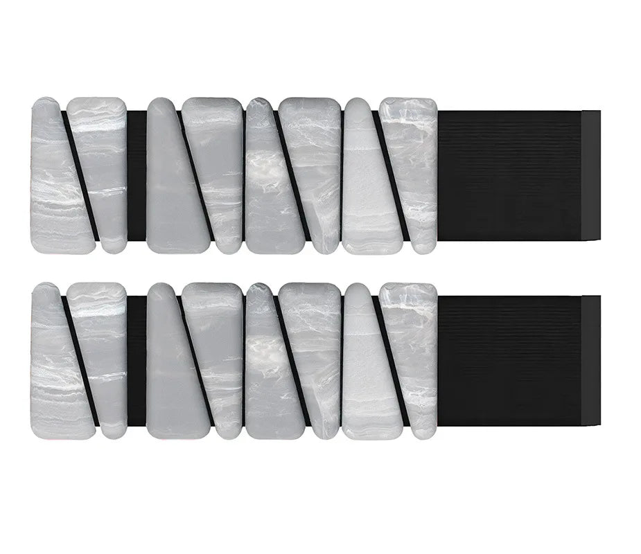 2X Ankle/Wrist Weights for Fitness Unisex - Adjustable (0.45kg Per Band)